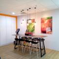Burger King Singapore HQ | Product Seen: [Kami Barstool - Wood & Customised Laminated Tabletop + Anderson Bar Table – Customisable]
